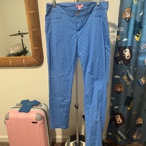 Lilly Pulitzer blue pants size 8